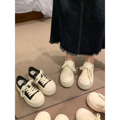 Уродливо милые туфли на платформе с большой головой, женские 2024, новая мода, универсальные, удобные, легкие, повседневные спортивные туфли