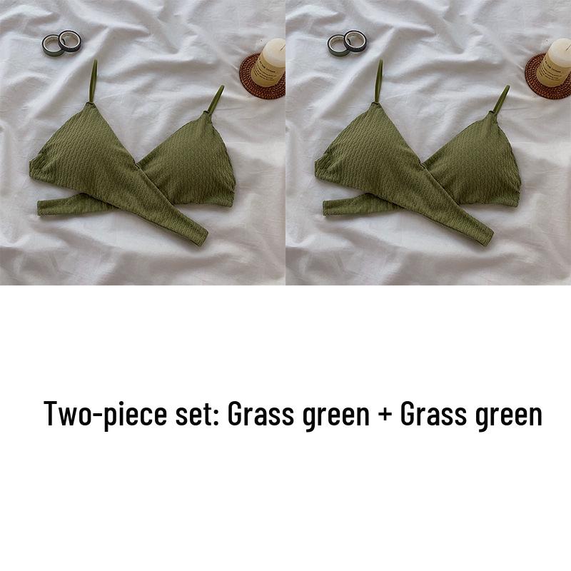 Cross-Back Spaghetti Strap Tube Top with Chest Pads - Sexy Strapless Hollow-Out Base Layer for Women