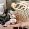 Crochet Emotional Cow Doll Decoration Desk Accessories Positive Energy Cow Doll Home Room Decor Christmas Valentine's Day Gift