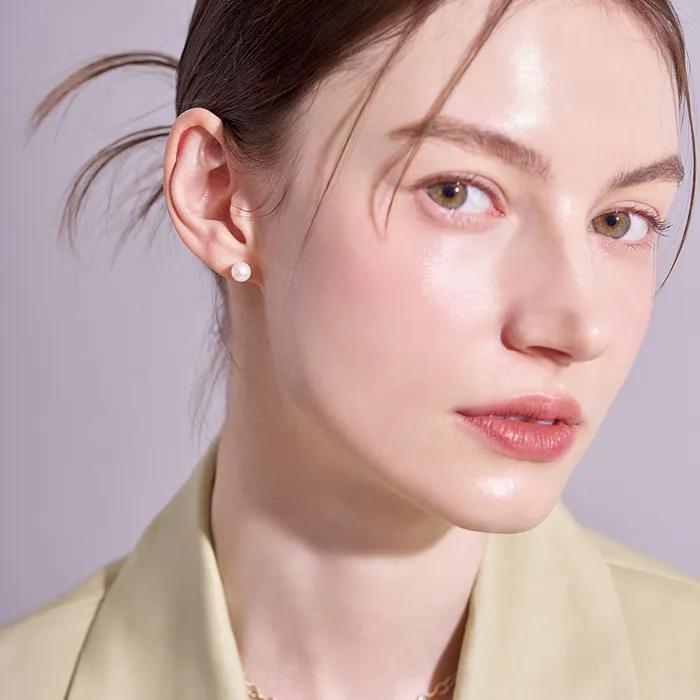 14k Basic Freshwater Pearl Earrings (3 types)