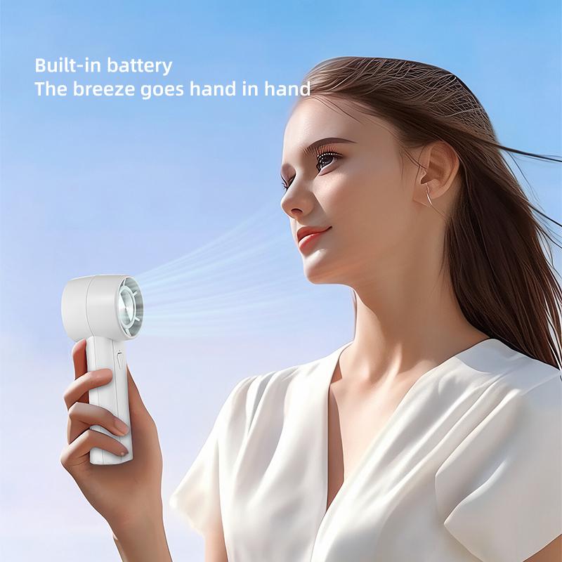 Портативный ручной вентилятор Ручной 1800 мАч Мини Домашний USB Зарядный вентилятор Высокоскоростной USB Зарядка Уличный Кемпинг Охлаждающий Ручной вентилятор