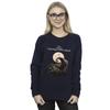 The Nightmare Before Christmas Womens/Ladies Moon Poster Sweatshirt