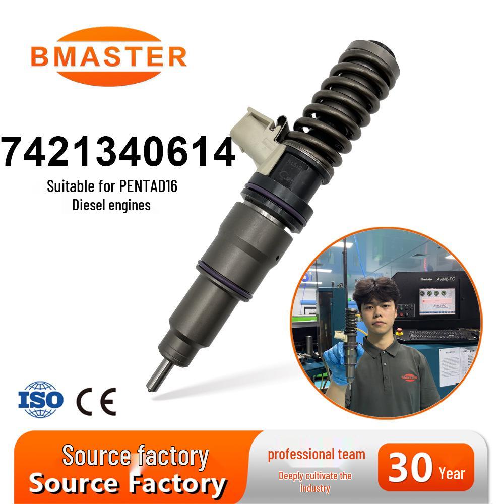 Premium Fuel Injector 7421340614 for MD13, FH12, and FH16 Engines