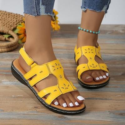 Женские повседневные туфли на плоской подошве, летние сандалии, пляжная модная обувь, сандалии с застежкой на носок