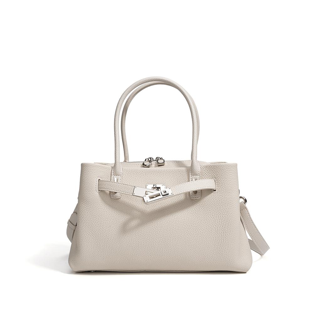 Elegant Commuting Genuine Leather Bag, Top Layer Cowhide, Simple and Versatile, Single Shoulder, Crossbody, Handbag for Women