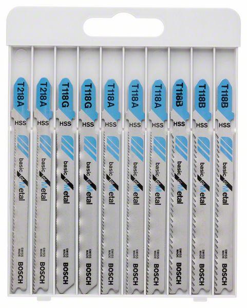 Jigsaw Blade Set T 10 Pcs Metal - B 2607010631
