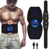 Abs Slimming Belt EMS Abdominal Muscle Stimulator Smart Fitness Muscle Toner Stimulation for Body Shaping Weight Loss Fat Burn
