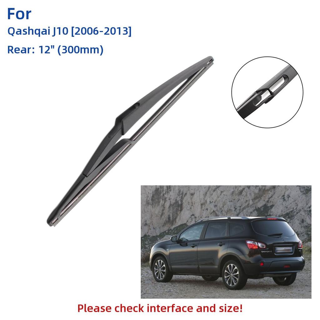 3 шт. для Nissan Qashqai J10 2006-2013 24 "15" 12 "передние и задние щетки стеклоочистителя лобовое стекло резак для окон аксессуары2008 2009 2010 2011 2012 2013