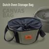 Canvas Storage Tote for Dutch Oven and BBQ Essentials