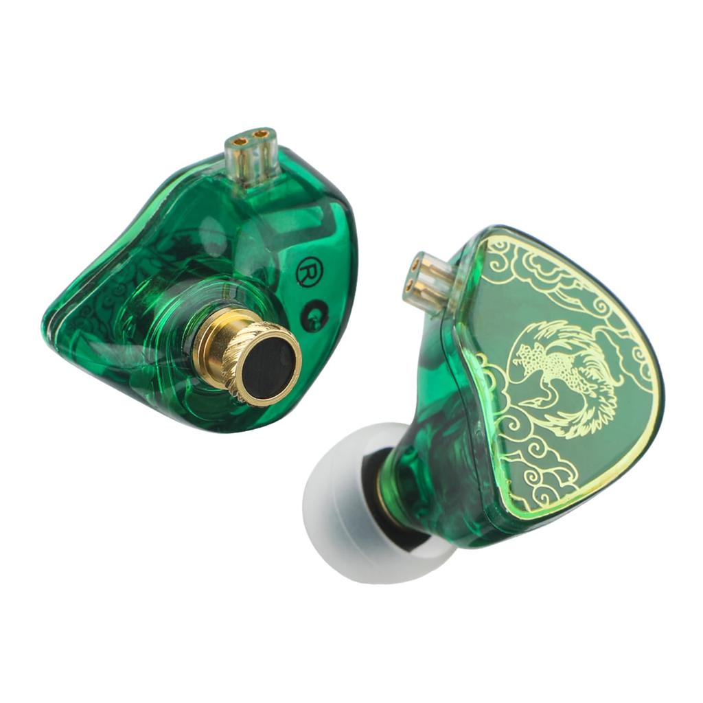 LINSOUL TANGZU Wan'er S.G Dynamic Diaphragm High-End In-Ear Monitors (Green - with Microphone)