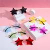 Funny Eyeglasses Pentagram Eyewear Sun Glasses Star Shape Rimless Sunglasses Party Glasses