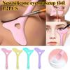 Держатель для кистей для макияжа, многофункциональный силиконовый трафарет для подводки глаз, аппликатор для нанесения теней для век, аппликатор для макияжа