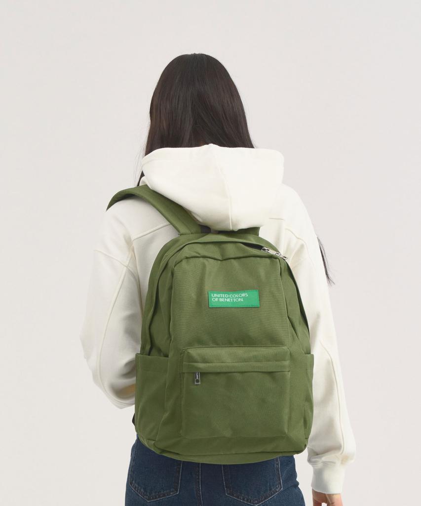 Benetton Яркий рюкзак для ноутбука - [Хаки]
