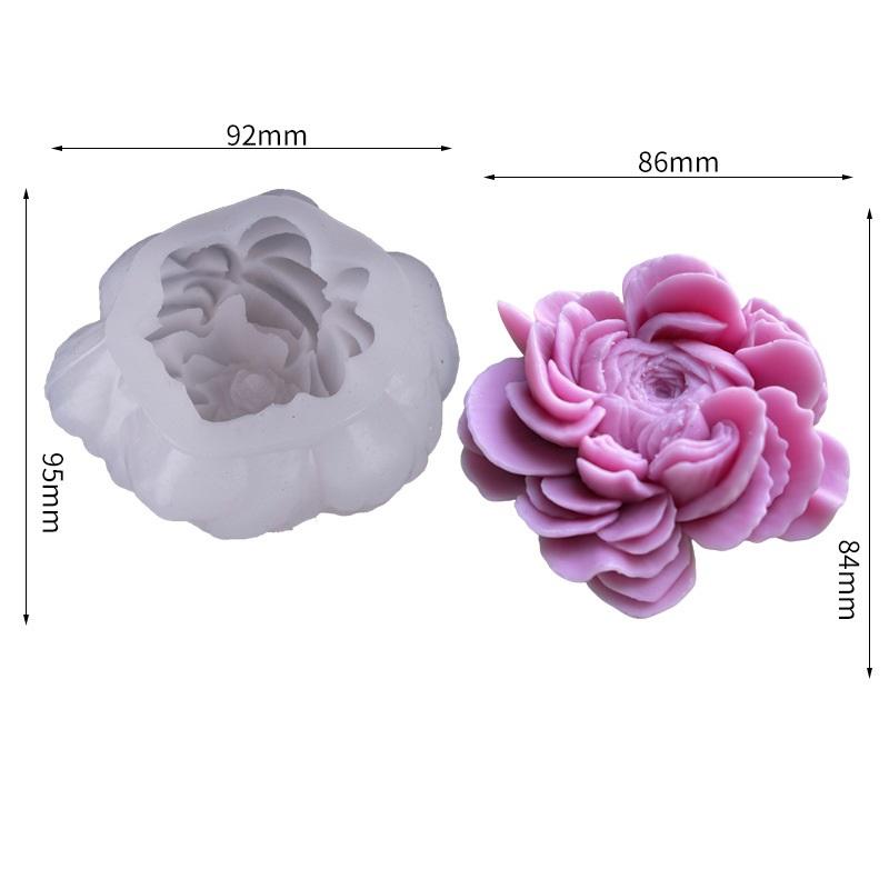 3D Форма Цветка DIY Формы для Ледяных Десертов, Желе, Конфет, Шоколада, Сахарной Глазури, Силиконовые Формы Цветы, Силиконовая Форма для Мыла, Кухня