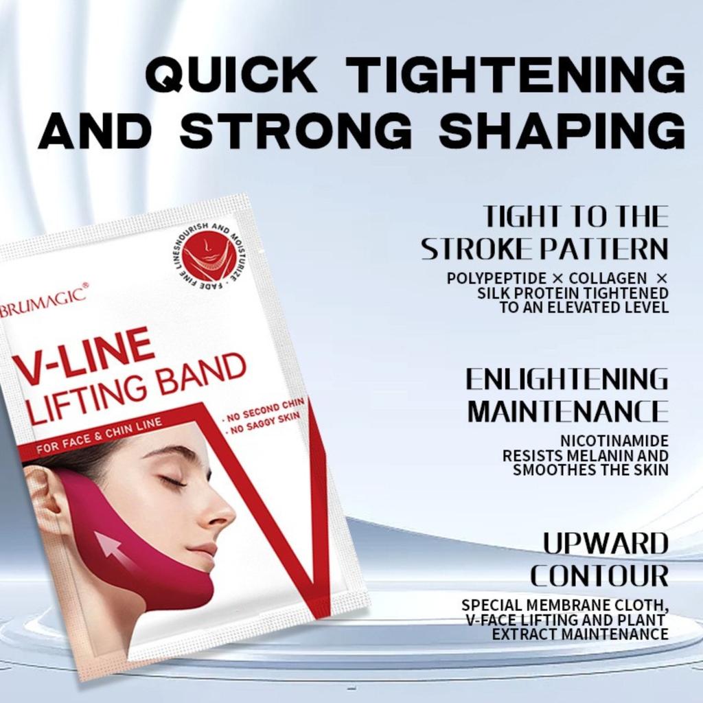 Double Chin Eliminator V Line Shaping Face MasksToning Hydrogel Collagen Mask With Hyaluronic& Centella AsiaticaNeck Lift Tape Face Patch5ML