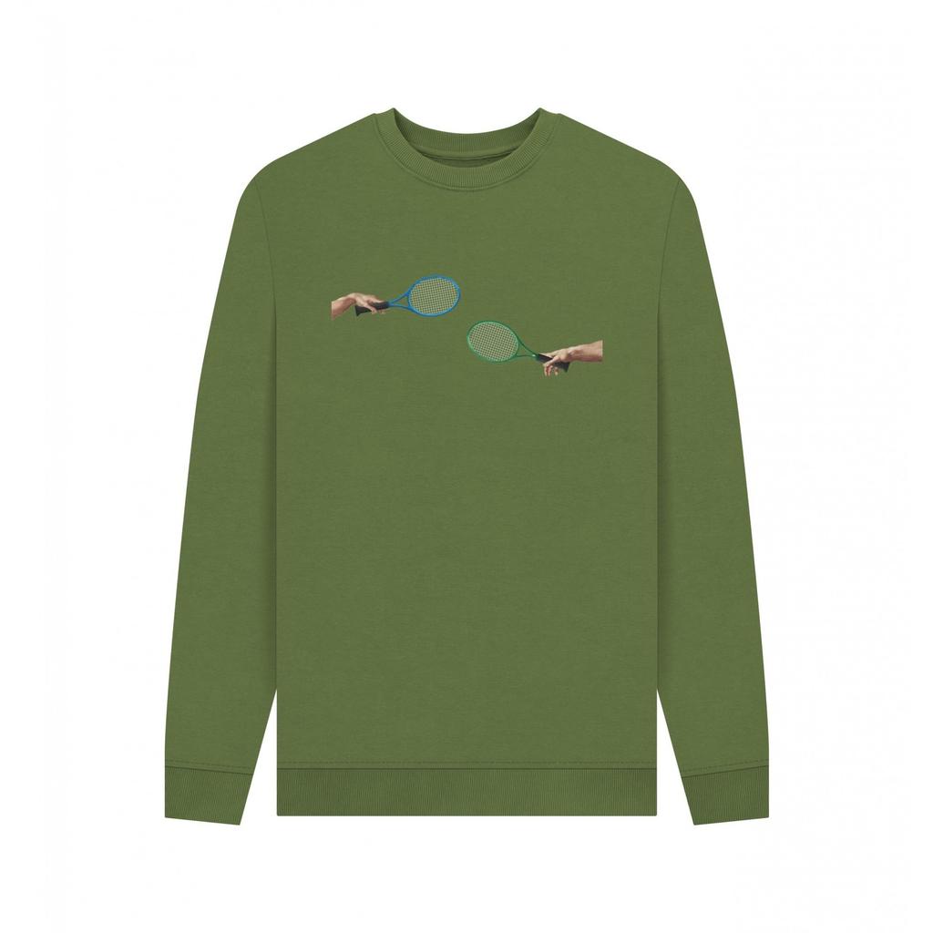 Apoh Unisex Adult The Creation Of Tennis Sweatshirt