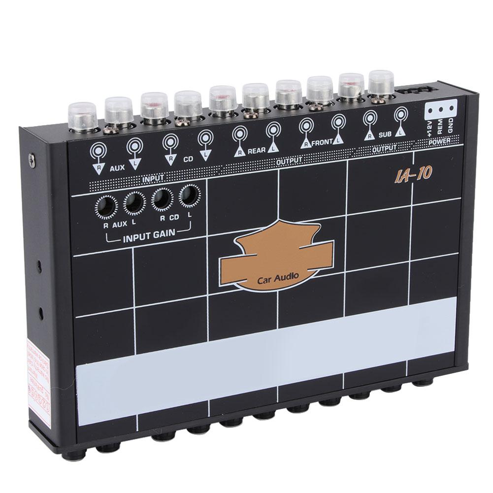 Car 7 Bands Audio Bass Restoration Digital Equalizer Audio Control IA 10
