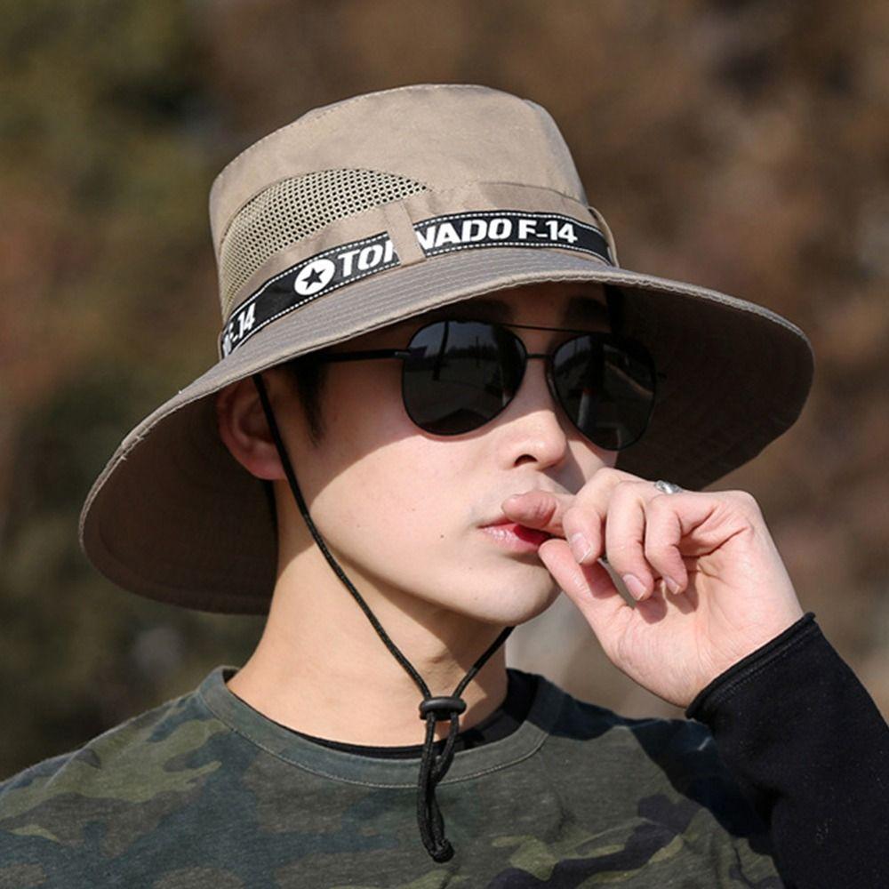 1 шт., походная шляпа-ведро сомбреро, летняя шляпа от солнца, уличная кепка с защитой от ультрафиолета для мужчин и женщин