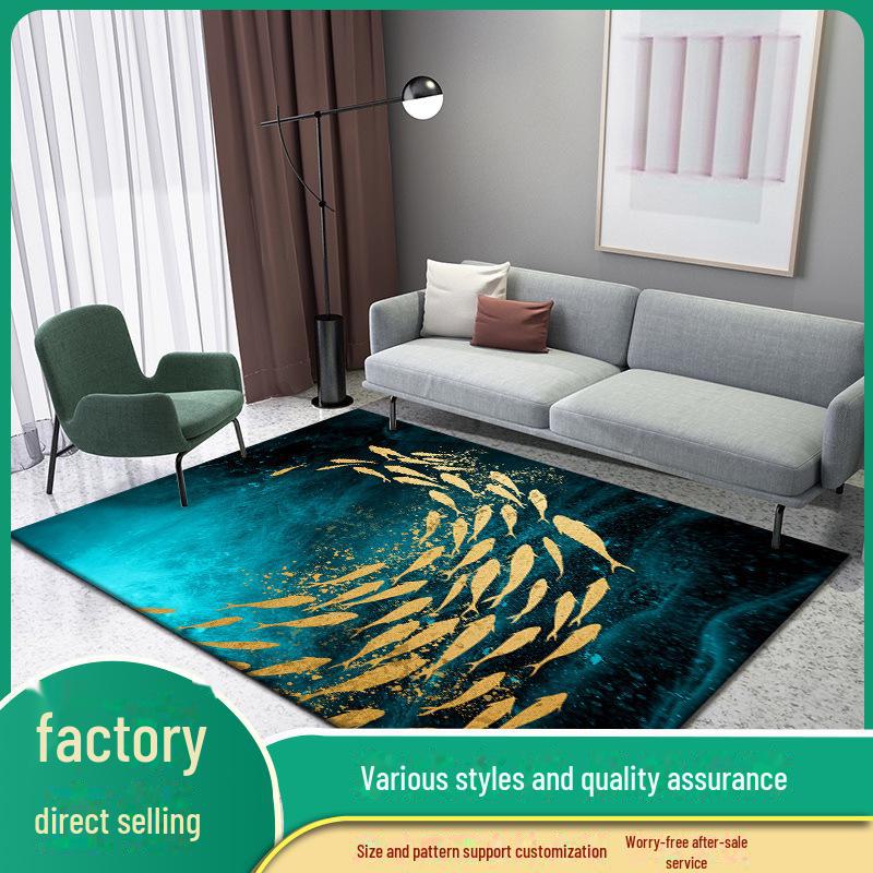 Custom Luxury Printed Carpet for Living Room or Bedroom