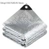 99% Sunblock Shade Cloth Anti-Aging Sun Mesh UV Resistant Net Aluminum Foil Sun Room Shade Net Greenhouse Thermal Insulation Net