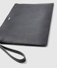 Waprolux Comfort Кожаная Сумка-Клатч Натуральная Кожа iPad Церемония 616212 [FUJITAKA] A4, Мужская Сумка, Нет. (черный)