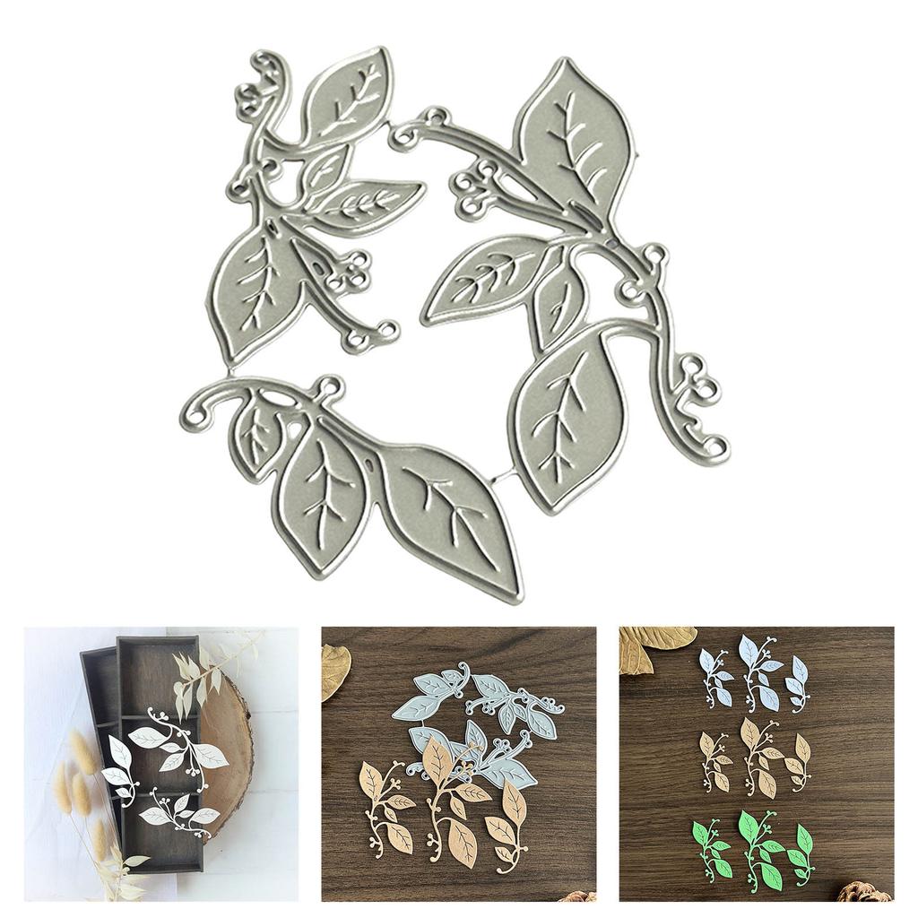 Leaves Metal Die Cuts Carbon Steel Cutting Dies Embossing Stencils for Card Photo Journal Scrapbooking Decorations
