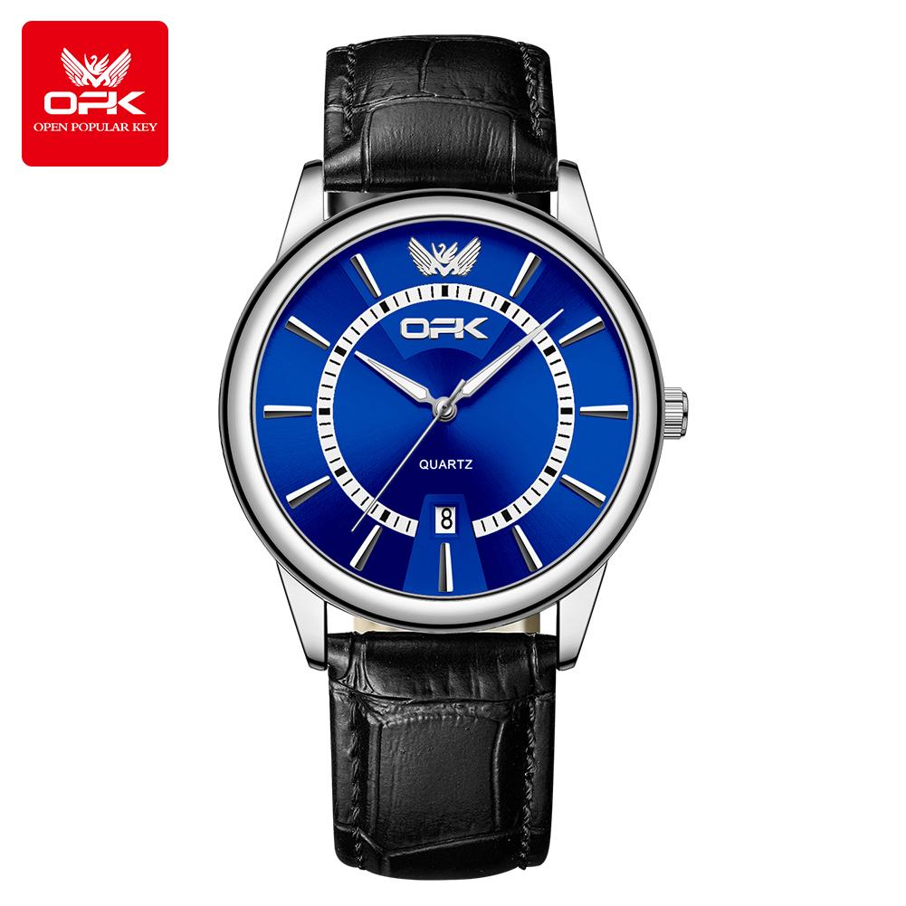 OPK brand men's waterproof quartz watch 6036
