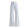 White Three-defense Worry-free Jeans for Women In Summer New High-waisted Versatile Straight Wide-leg Micro-flare Trousers
