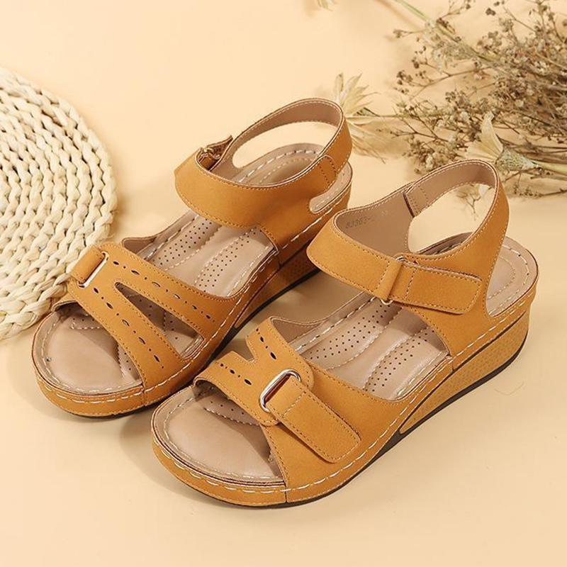 Fashion Women Sandals Soft Stitching Ladies Sandals Comfortable Sandals Women Flat Open Toe Beach Wedges Shoes Woman Sandalias Treking