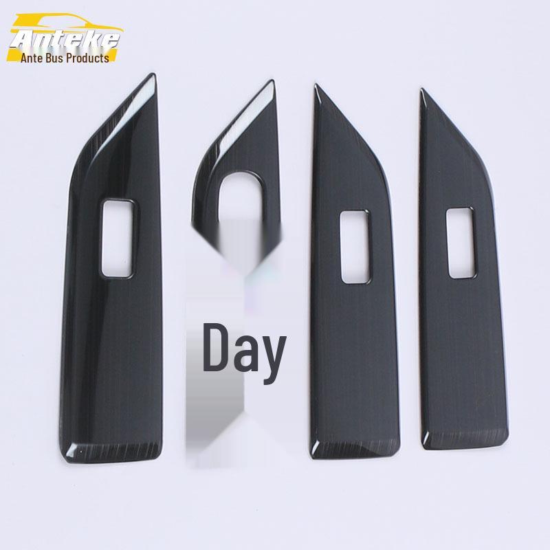 2020 HaoYue Glass Lift Frame Car Door Armrest Switch Sequin Sticker Accessory