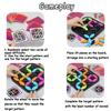 Brain Teasers Tangram Educational Toys Interactive Color Matching Board Game  Boys Girls
