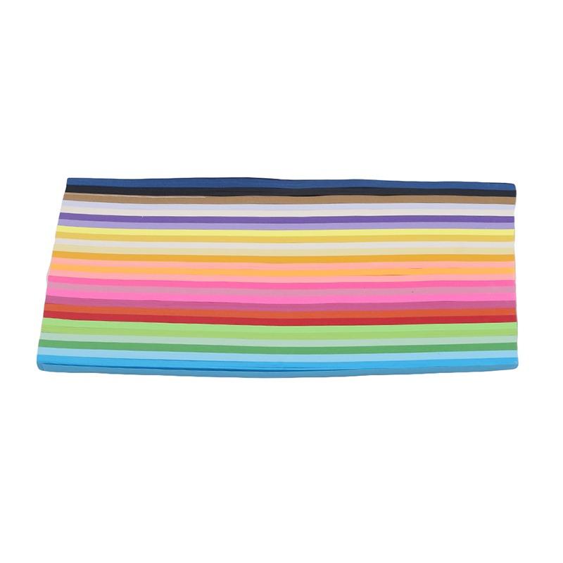 Бумага для звезд желаний 23*1 см, однотонные полоски бумаги для звезд конфетного цвета, счастливая бумага для оригами, складные стопки звезд 540 шт. 1030 шт.