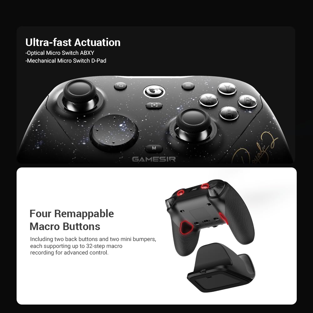 GameSir G7 Pro 8K PC Royal2 Collaboration Model Game Controller for gamepad with 8000Hz polling Js13ProTMR Hall effect trigger macro back mini 1000Hz