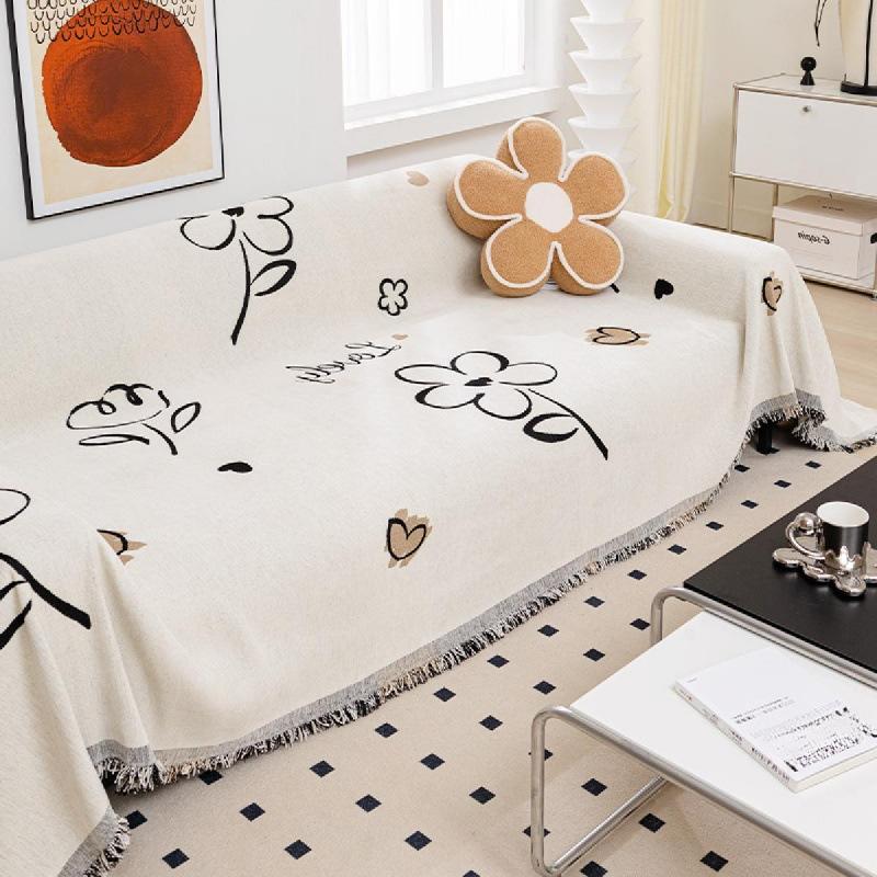 Chenille Sofa Cover Cloth Four Seasons Universal Sofa Cover Cloth Full Cover Sofa Cushion Blanket Prevention