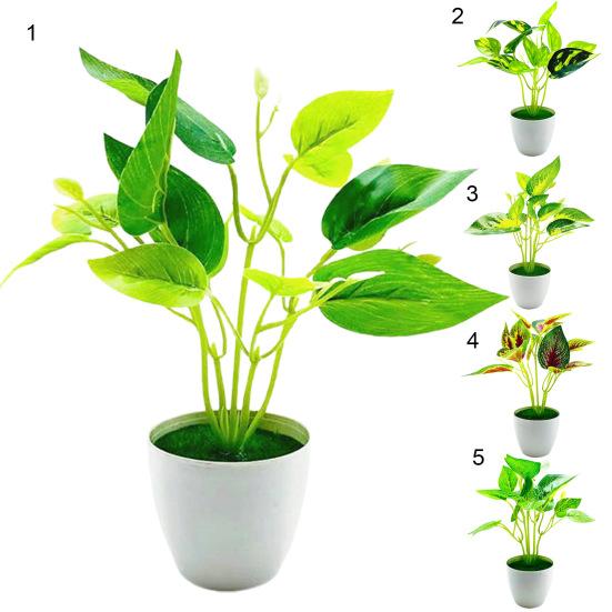 Современные искусственные листья, реалистичный пластик, вечный