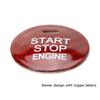 Real Carbon Fiber Keyless Engine Push Start Button For Hyundai Sonata Elantra...