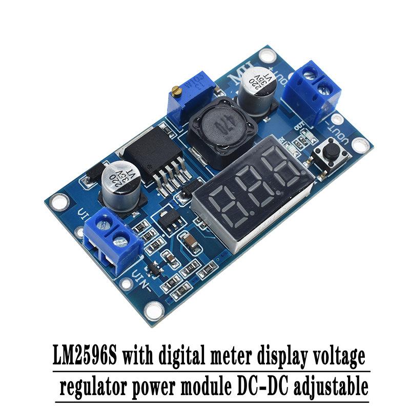 Высококачественный DC-DC понижающий модуль питания LM2596s 3A регулируемый понижающий модуль LM2596 стабилизатор напряжения 24В 12В 5В 3В
