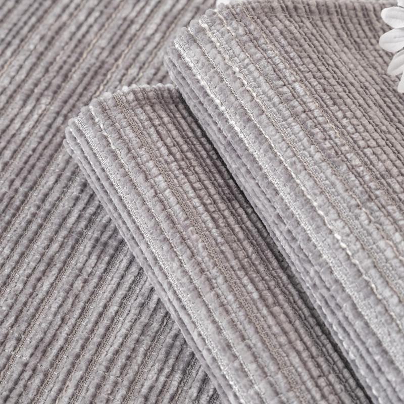 Современная зимняя вельветовая полосатая плюшевая диванная подушка - нескользящая, однотонная