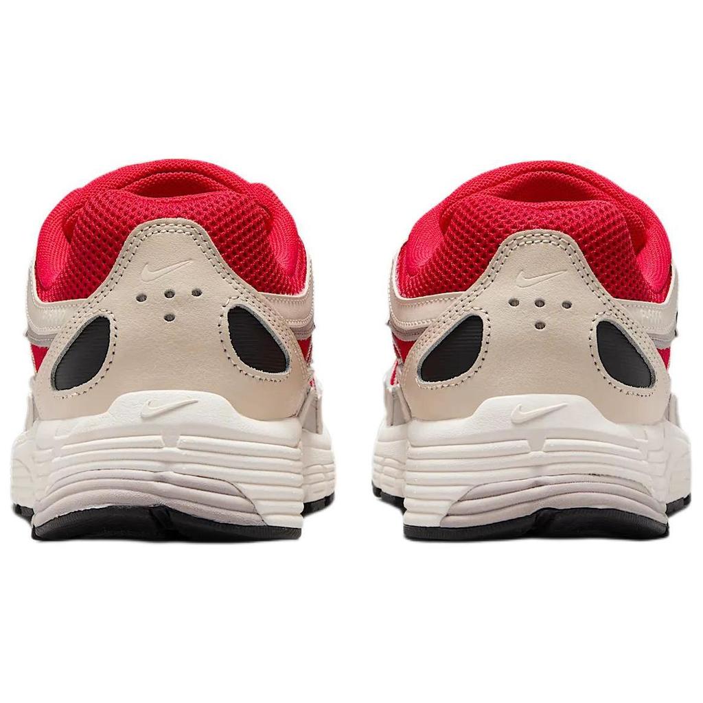 Nike P-6000 Мягкий Жемчуг Университетский Красный Черный Женские Ретро Кроссовки для Бега и Повседневной Жизни IB4365-657