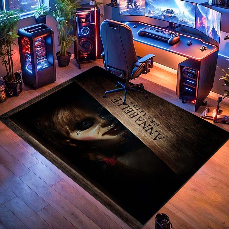 Doll Horror Unveiled carpet Living room and bedroom mats printing Christmas gifts Dormitory decoration Protective pad