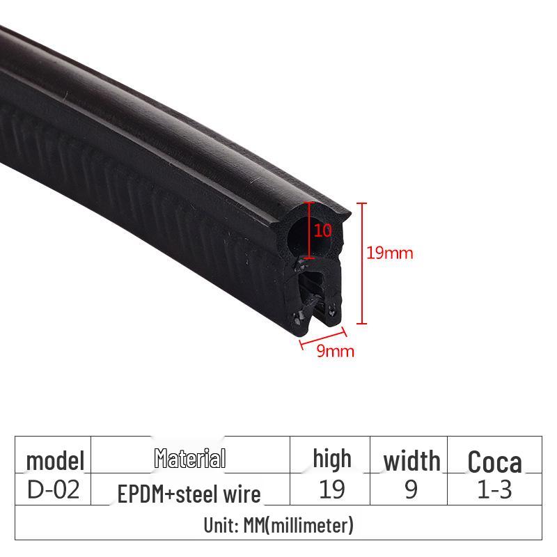 Уплотнительная лента из EPDM-резины для шкафов - Пылезащитная, водонепроницаемая, противоударная лента для механических электрических коробок