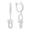 Silver Earrings with Cubic Zirkonia (2184164)