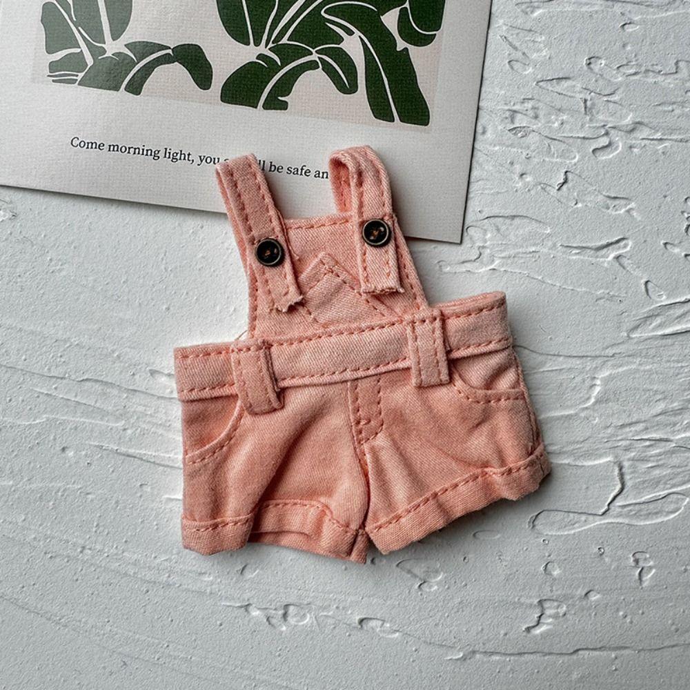 Multi-colors Doll Jeans Pants Fashion Strap Shorts Dolls Trousers For 10cm Cotton Doll