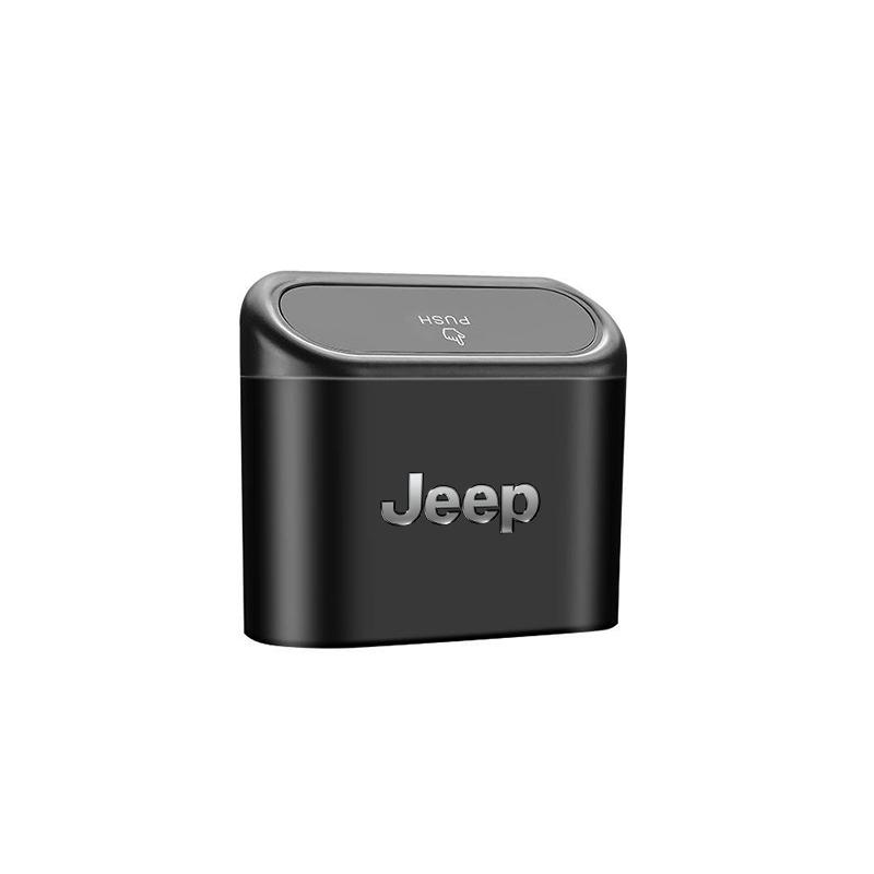 For Jeep Hanging Car Trash Can Portable Storage Box Accessories For Jeep Grand Cherokee Wrangler JK Gladiator Compass Renegad