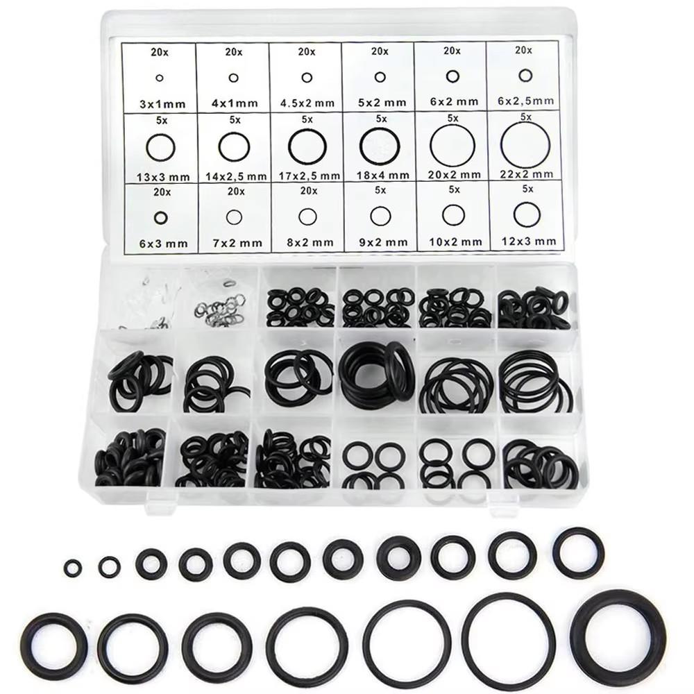 530/270Pcs O-Type Sealing Rubber Ring Automotive Air-Conditioning Compression Confidential Seal Maintenance Rubber Accessories Engine Gaskets 6