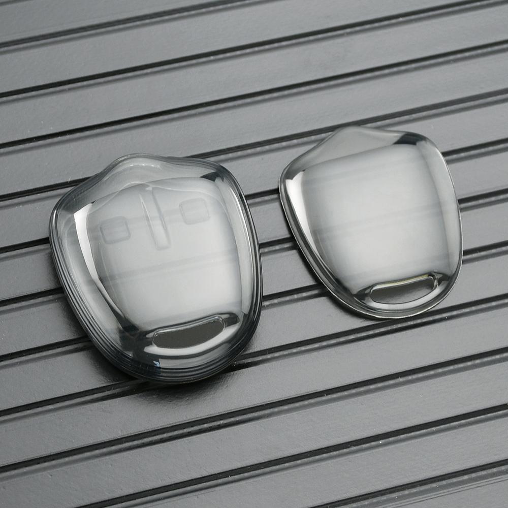 Прозрачный чехол для автомобильного ключа из ТПУ, держатель для автомобильного ключа Mitsubishi Evolution Lancer EX Grandis Outlander Triton Pajero ASX