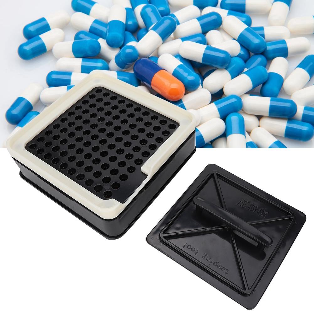100 отверстий ABS капсульный наполнитель ручной капсульный порошок машина для наполнения инструмент доска для размера 00#
