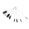 10 Piece Cleaning Brush Set Stainless Steel Handle Straw Cleaning Brush  For Reusable Straws