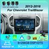 Автомобильное радио Android 14 Carplay Multimedia для Chevrolet TrailBlazer 2012 - 2016 S-10 S10 Colorado для Isuzu D-Max DMAX Stereo 2din