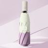 Fully Automatic Umbrella Sunscreen Minimalism Anti-UV Sun Umbrella Three-fold Windproof Sun/Rain Portable Compact Umbrella
